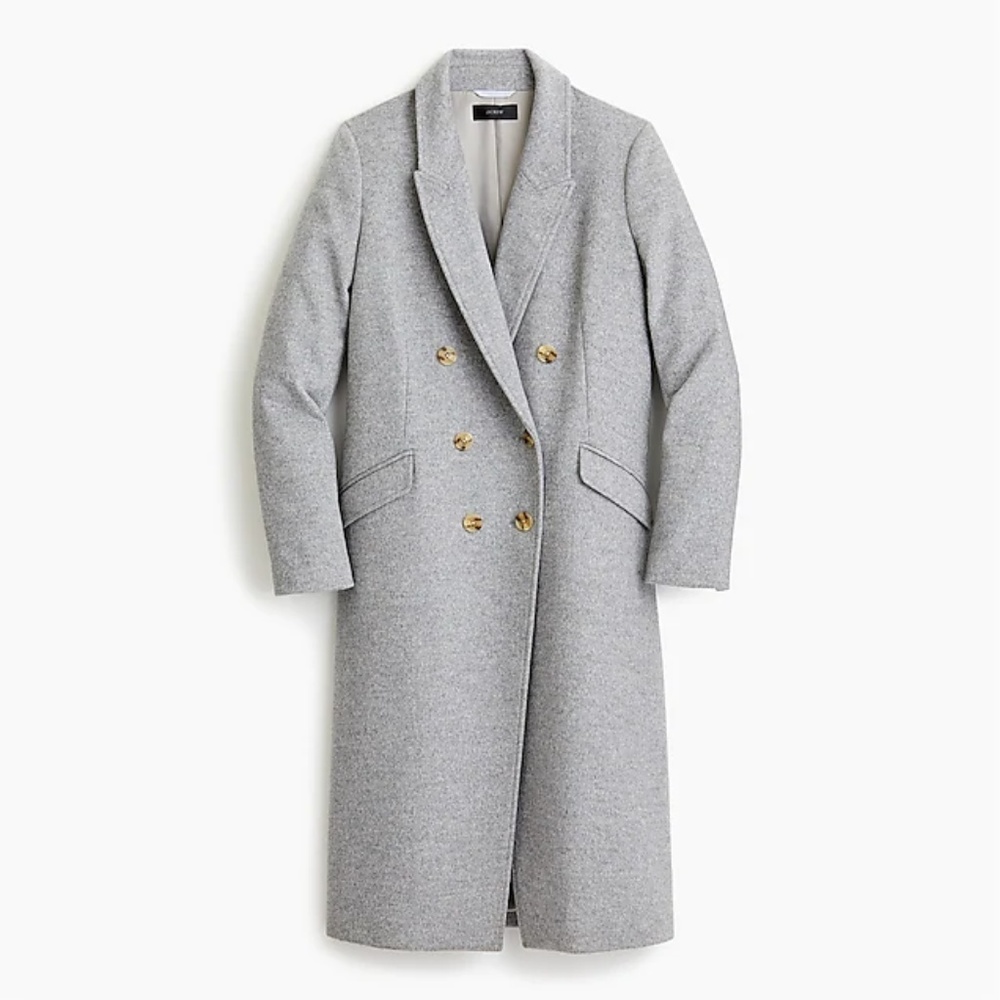 Host Pick ✨ J.Crew Long double-breasted topcoat in wool-cashm